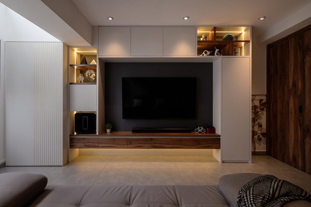 HDB interior design in Singapore creating modern and functional living spaces