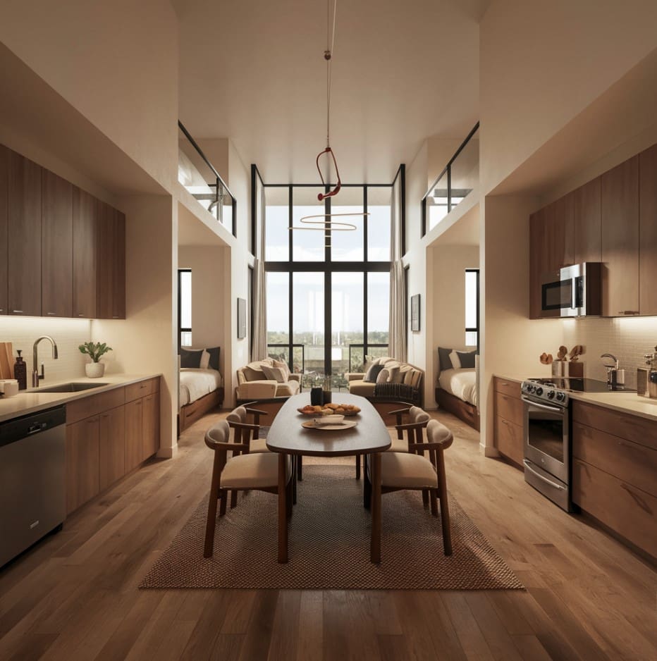 4 Room BTO Layout The standard 4 room BTO floor plan typically includes a spacious living area, three bedrooms, a kitchen, and two bathrooms