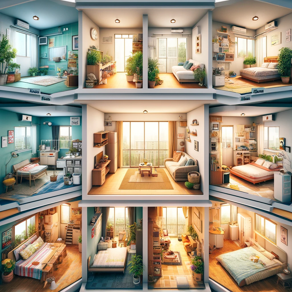 Types of HDB BTO Flats interior design