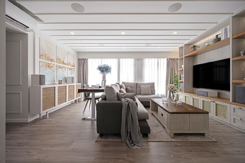 The refined farmhouse with Ovon Design interior design Singapore